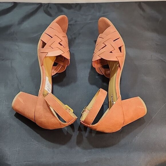 BRAND NEW WHITEMT LOW BLOCK-HEEL ADJUSTABLE BUCKLE WOMEN'S WIDE BRAIDED SANDAL - Picture 15 of 15